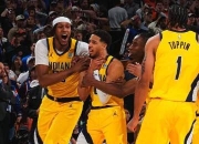 步行者主场击败热火，亚当斯砍分